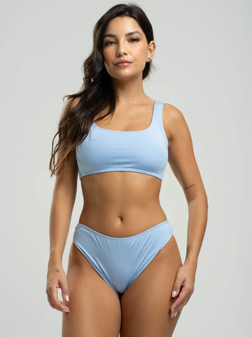 Biquini Regata Calcinha Comum Liso Serenity - Vicbela