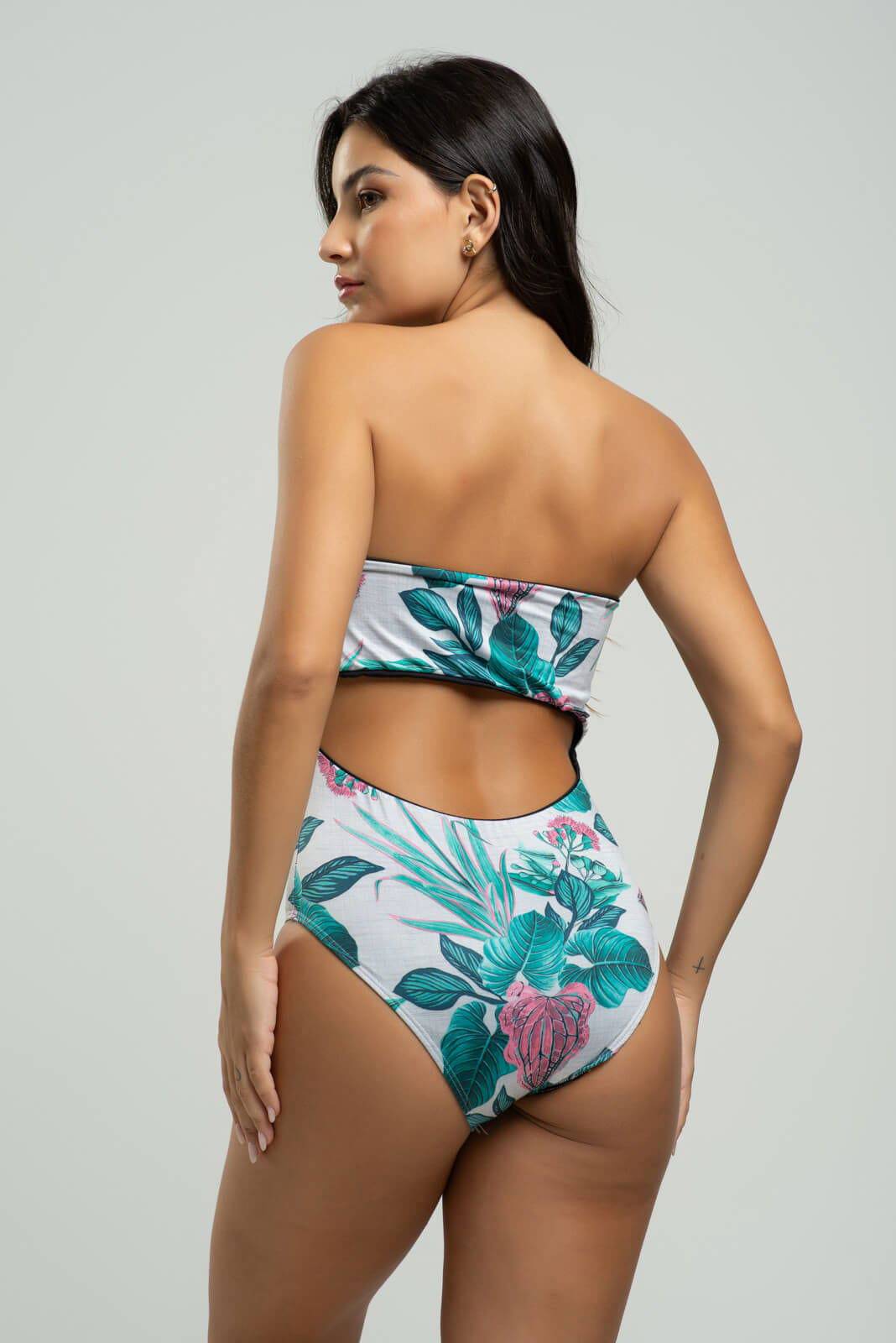 Body Maiô Tomara Que Caia Estampado Verde - Vicbela