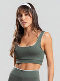 Top Regata Bicolor Suplex Verde - Vicbela