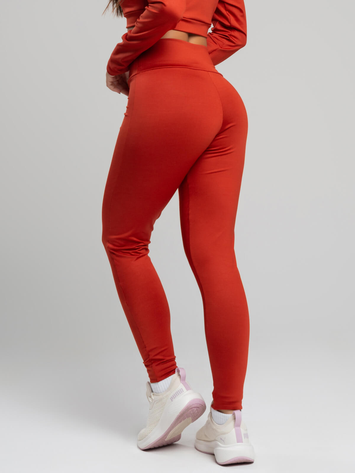 Calça Legging Cintura Alta Suplex Terra - Vicbela