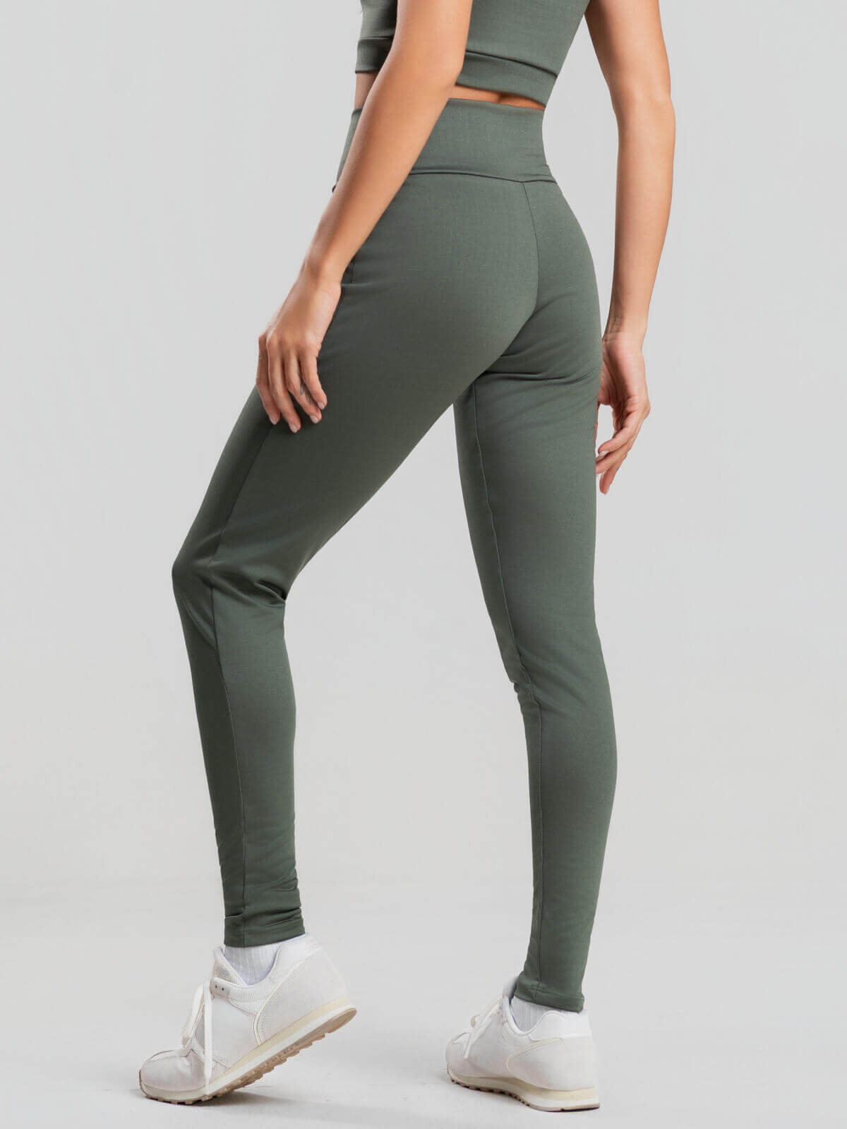 Calça Legging Cintura Alta Suplex Verde - Vicbela