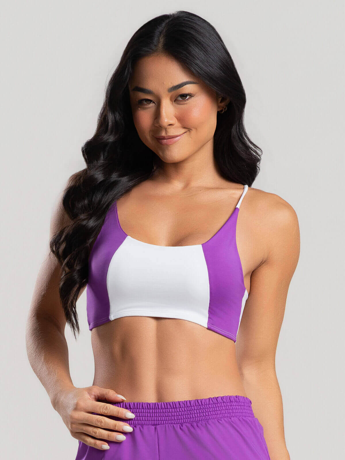 Top Alcinha Fitness Branco - Vicbela