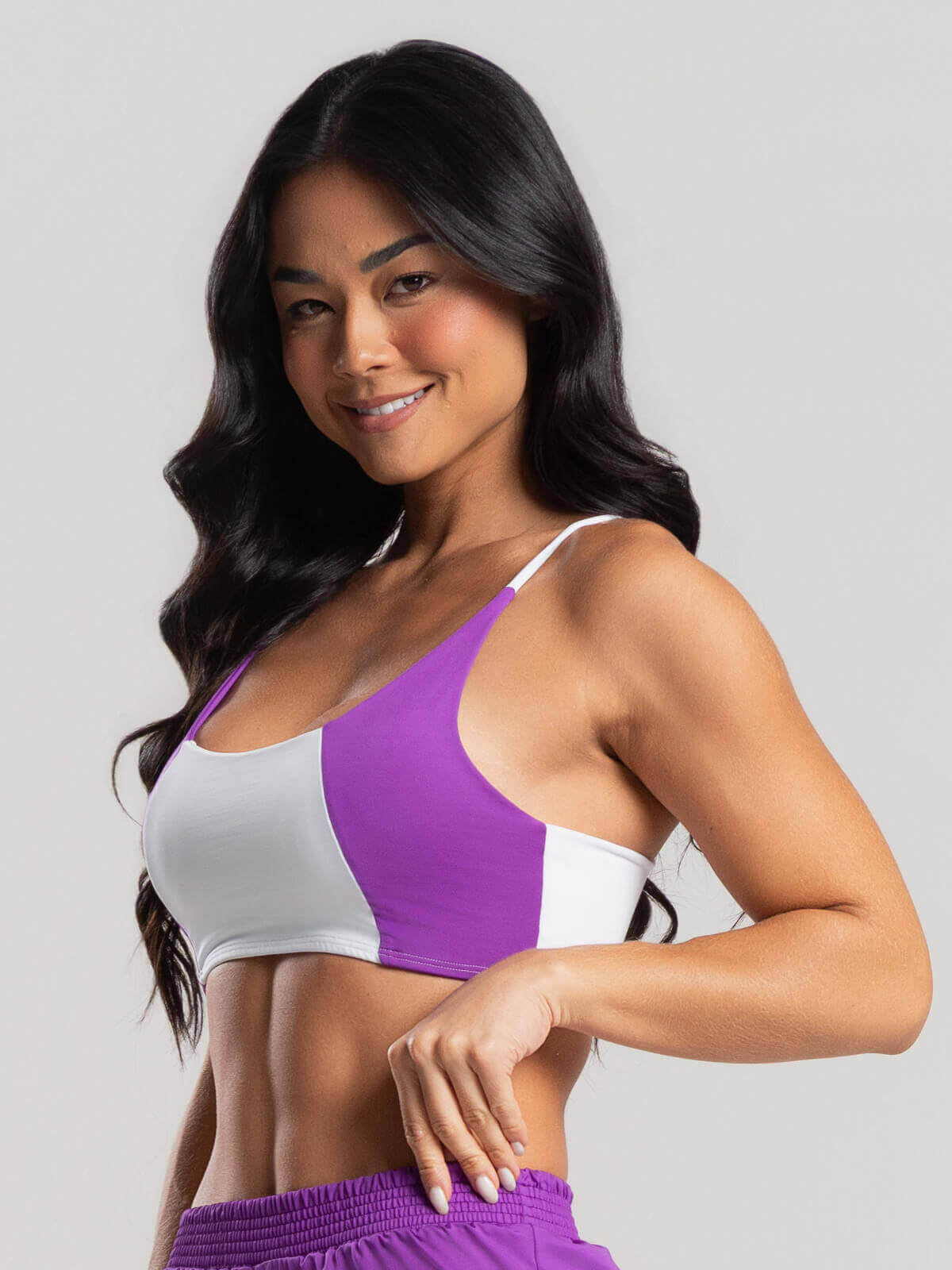 Top Alcinha Fitness Branco - Vicbela