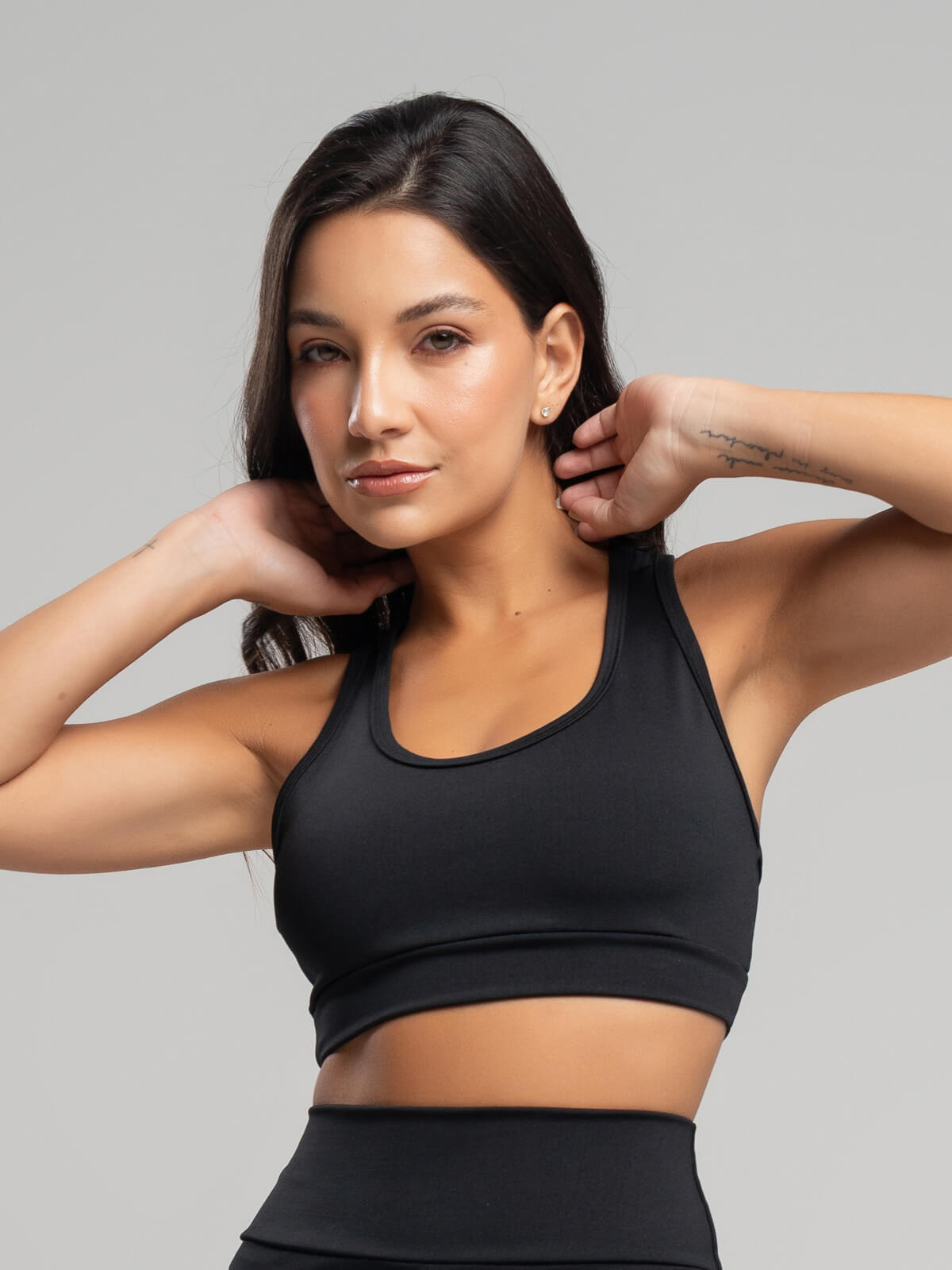 Top Nadador Suplex Fitness Preto - Vicbela