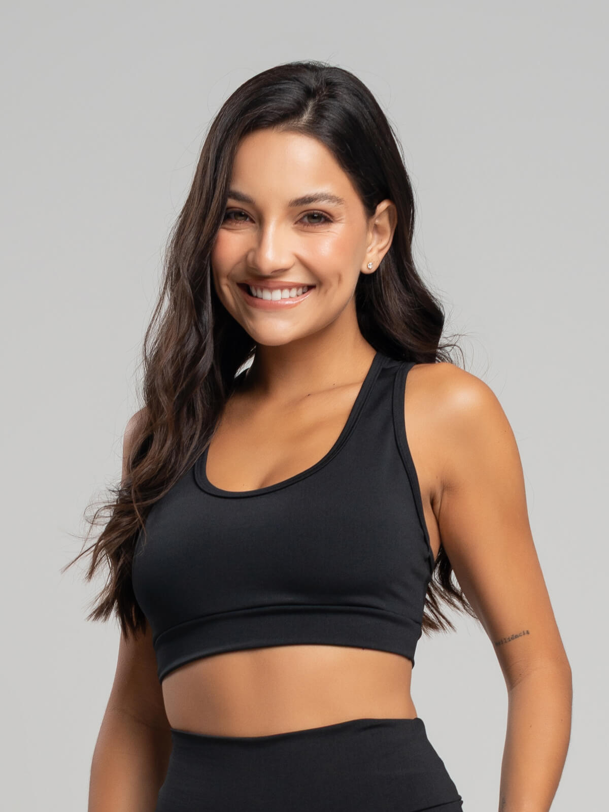 Top Nadador Suplex Fitness Preto - Vicbela