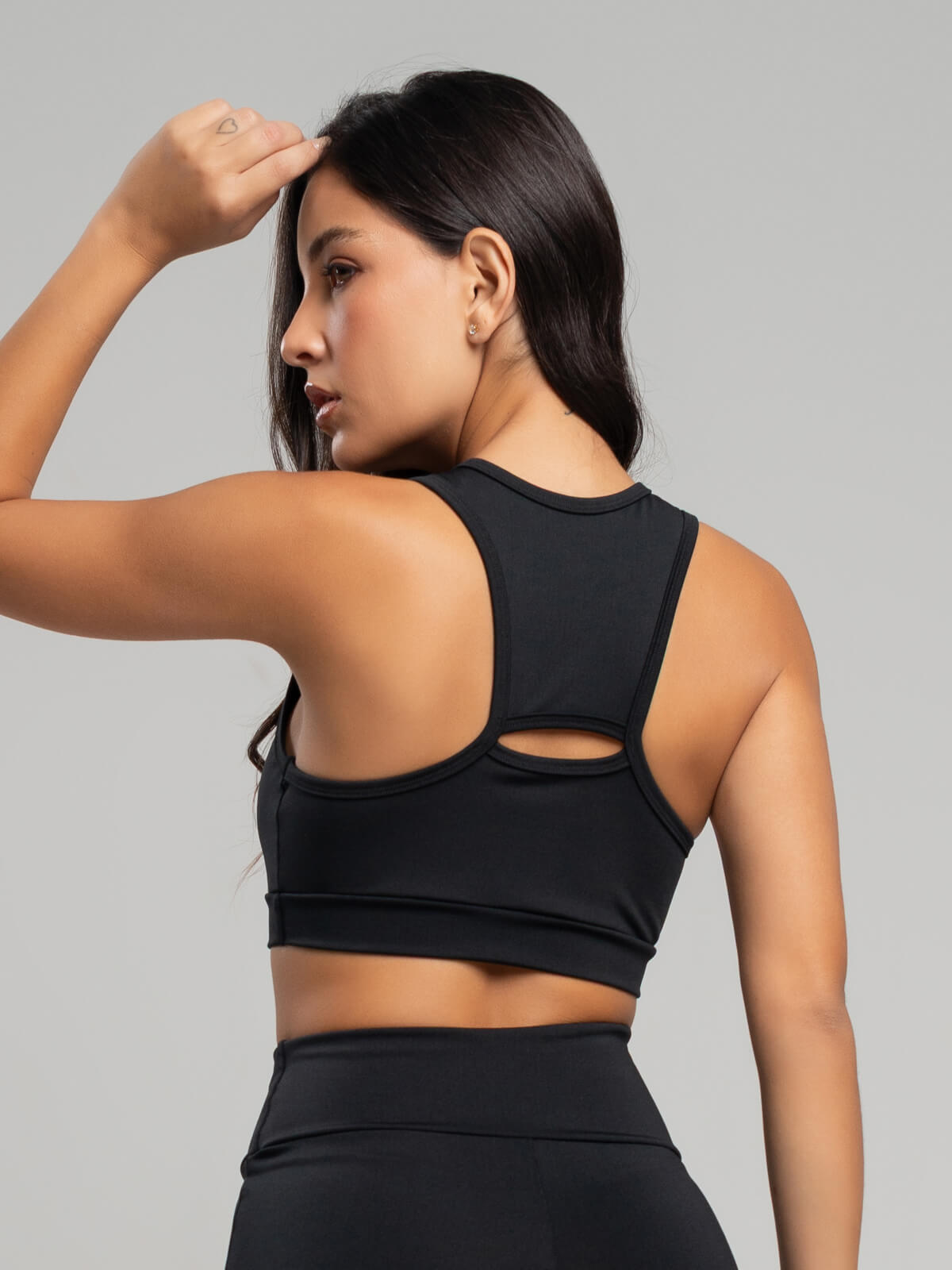 Top Nadador Suplex Fitness Preto - Vicbela