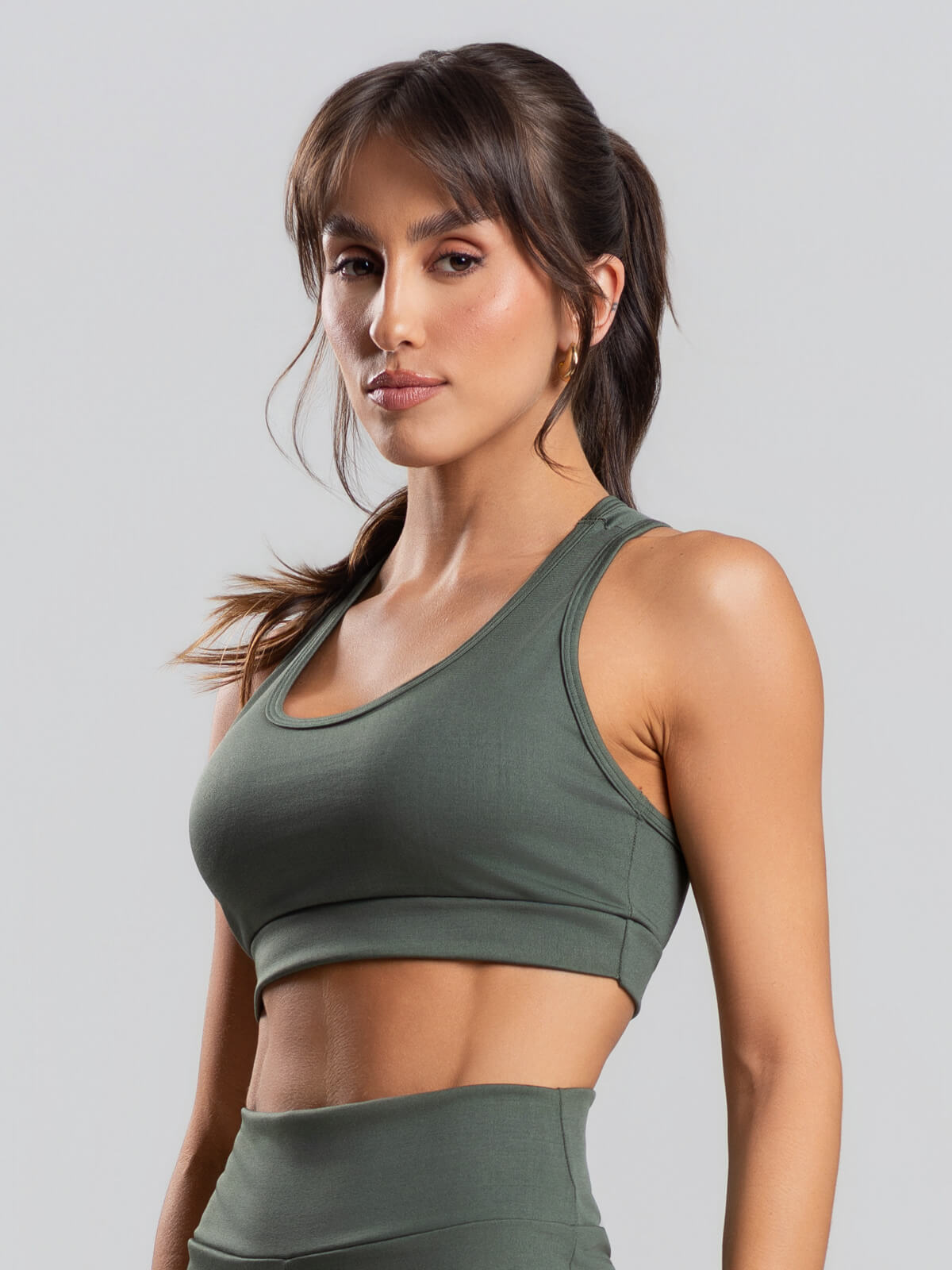 Top Nadador Suplex Fitness Verde - Vicbela