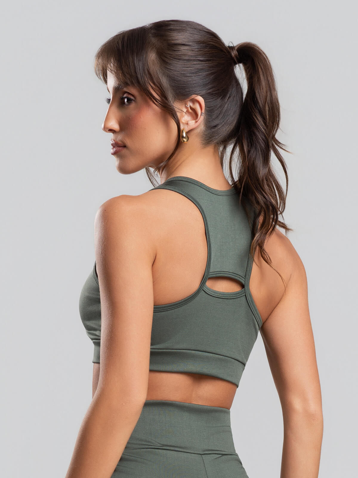 Top Nadador Suplex Fitness Verde - Vicbela