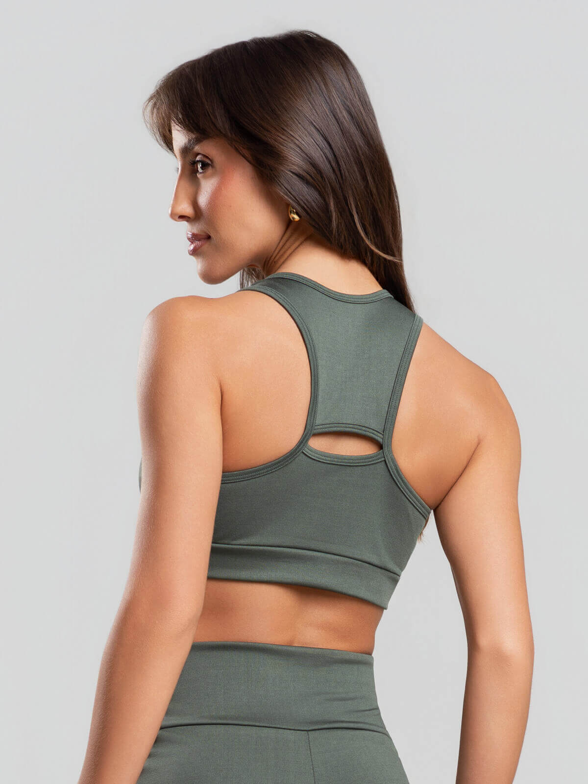 Top Nadador Suplex Fitness Verde - Vicbela