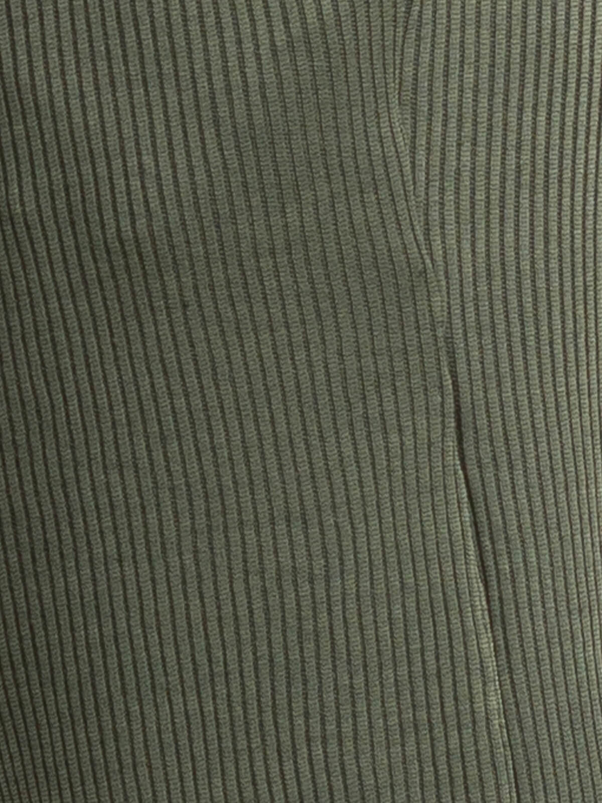Calça Pantalona Wide Leg Canelada Verde Militar - Vicbela