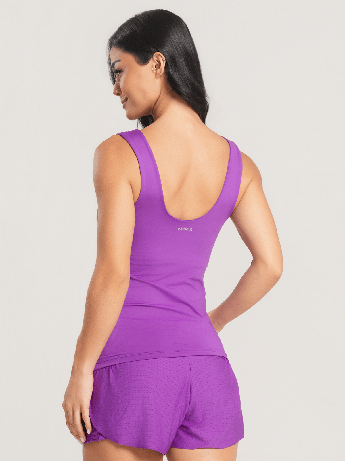 Regata Alça Larga UV Roxo