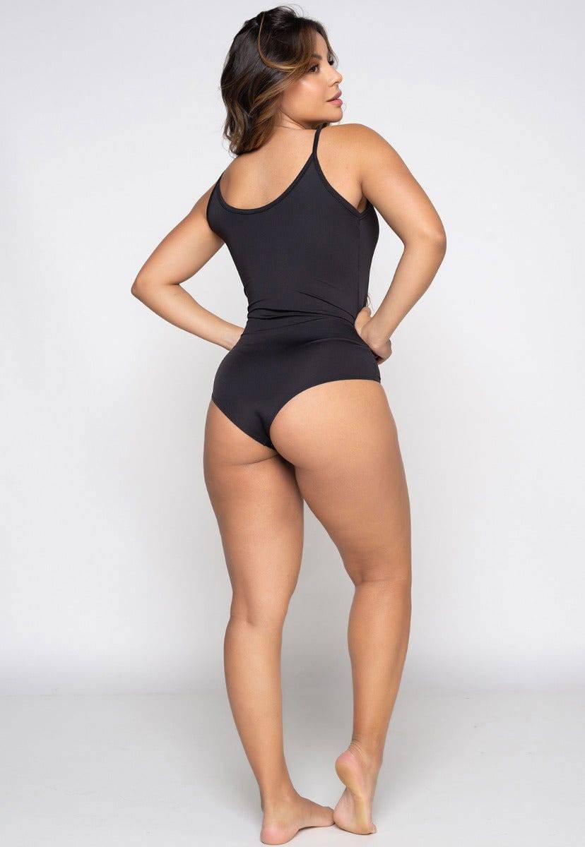 Body Alcinha Segunda Pele Preto - Vicbela