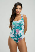 Body Maiô Regata Estampado Verde - Vicbela