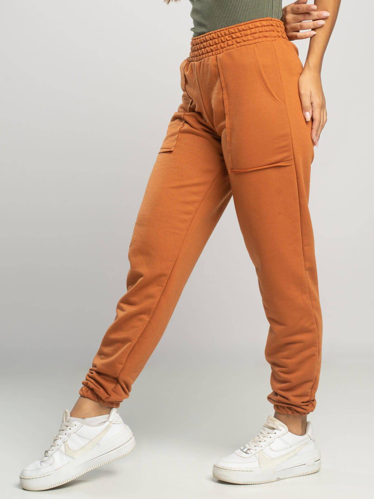 Calça Jogger Moletinho Cintura Alta Terra - Vicbela