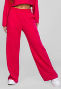 Calça Pantalona Moletinho Pink - Vicbela