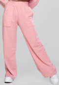 Calça Pantalona Moletinho Rosa - Vicbela