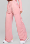 Calça Pantalona Moletinho Rosa - Vicbela