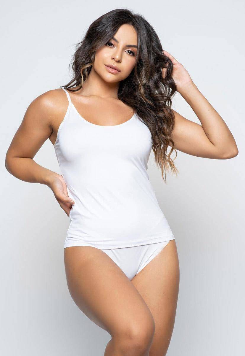 Camisete Básico Segunda Pele Branco - Vicbela
