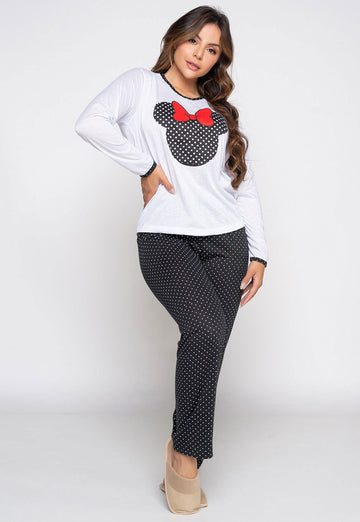 Pijama Longo Minnie - Vicbela