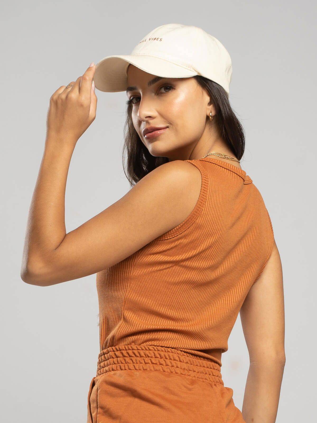 Regata Básica Canelada Terracota - Vicbela