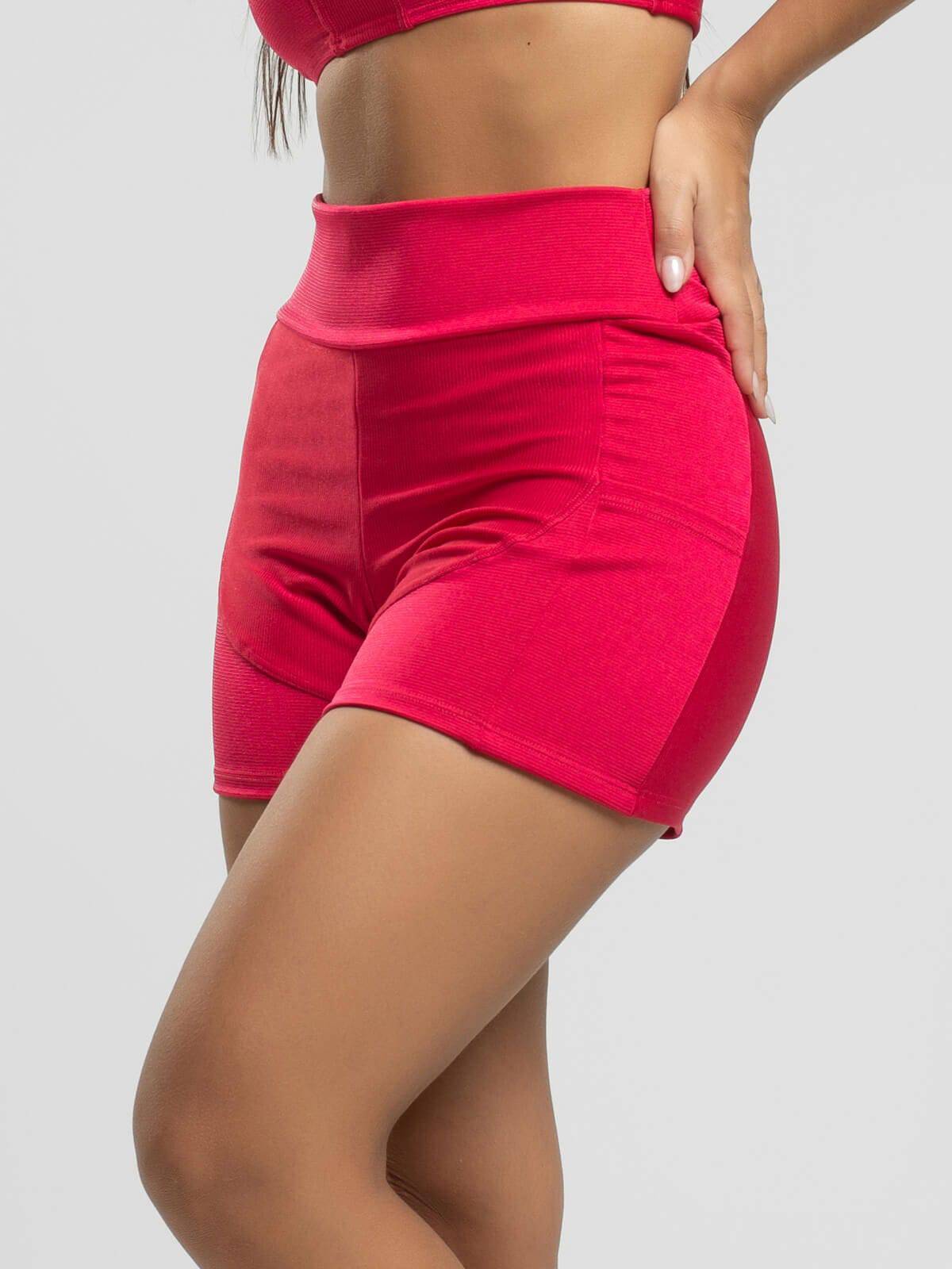 Short Curto Com Bolso Suplex Wonder Rosa - Vicbela