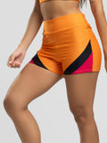 Short Curto Fitness Colorido Suplex Wonder Laranja - Vicbela