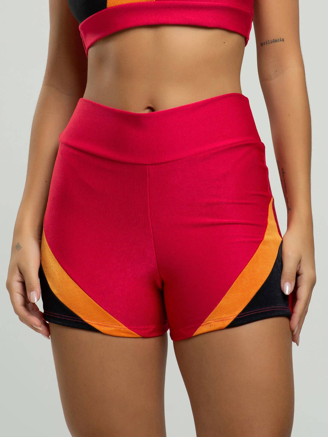 Short Curto Fitness Colorido Suplex Wonder Rosa - Vicbela