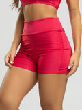 Short Curto Fitness Recortes Suplex Wonder Rosa - Vicbela