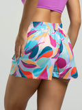 Short Curto Proteção UV Estampado Colorido - Vicbela