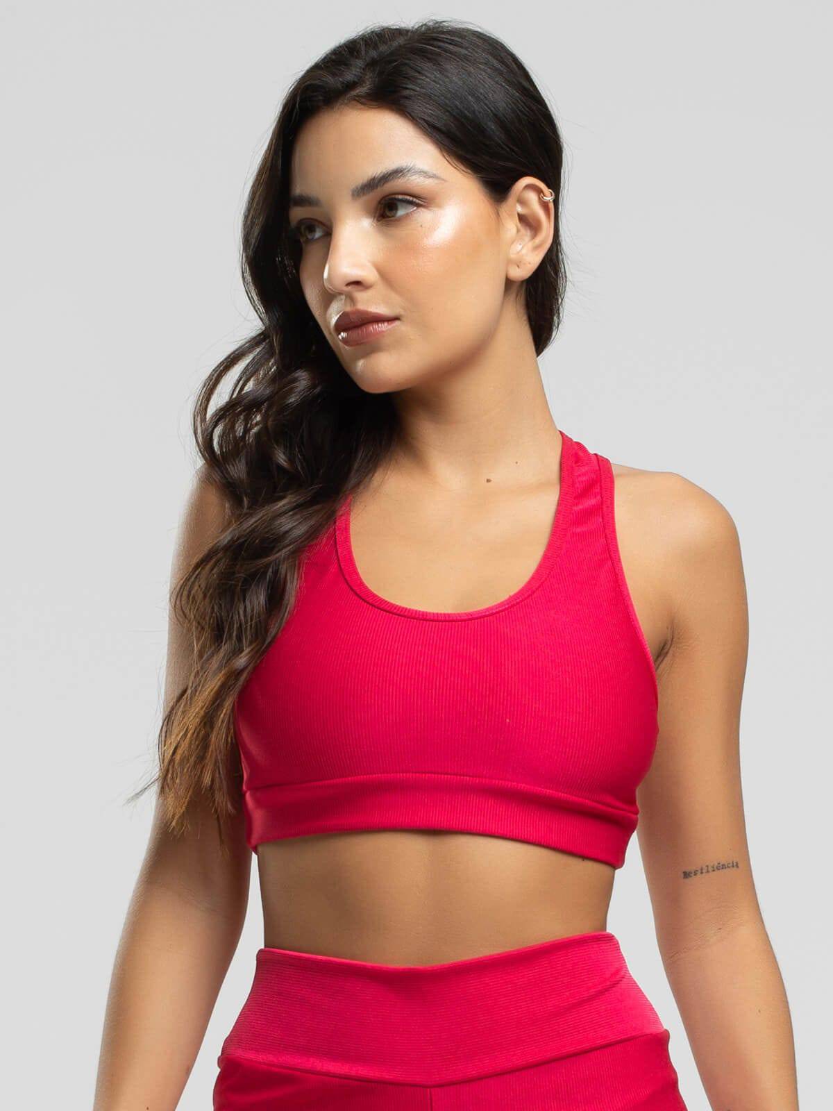 Top Nadador Fitness Suplex Wonder Rosa - Vicbela