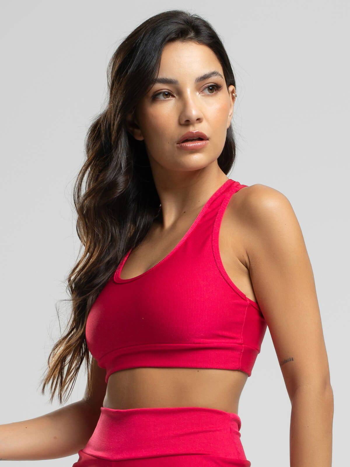 Top Nadador Fitness Suplex Wonder Rosa - Vicbela