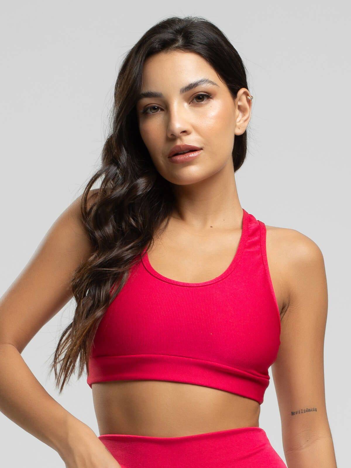 Top Nadador Fitness Suplex Wonder Rosa - Vicbela