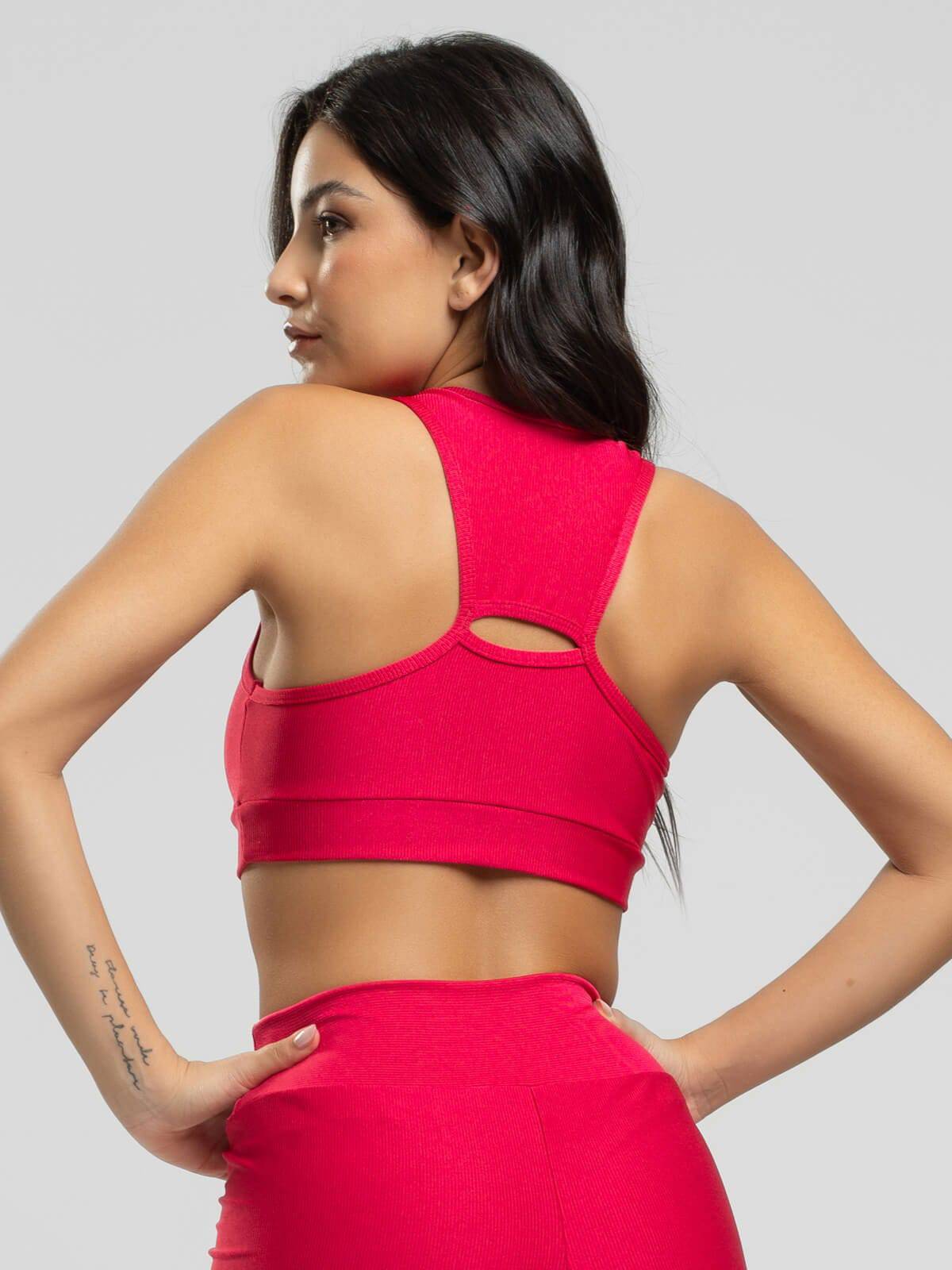 Top Nadador Fitness Suplex Wonder Rosa - Vicbela