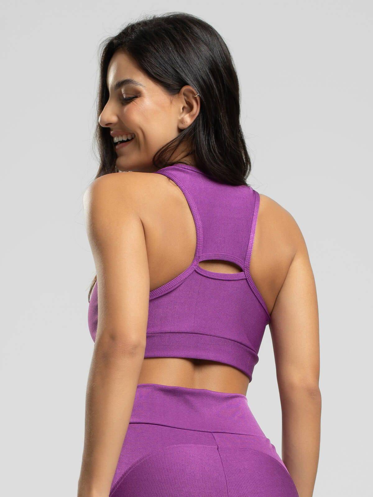 Top Nadador Fitness Suplex Wonder Roxo - Vicbela