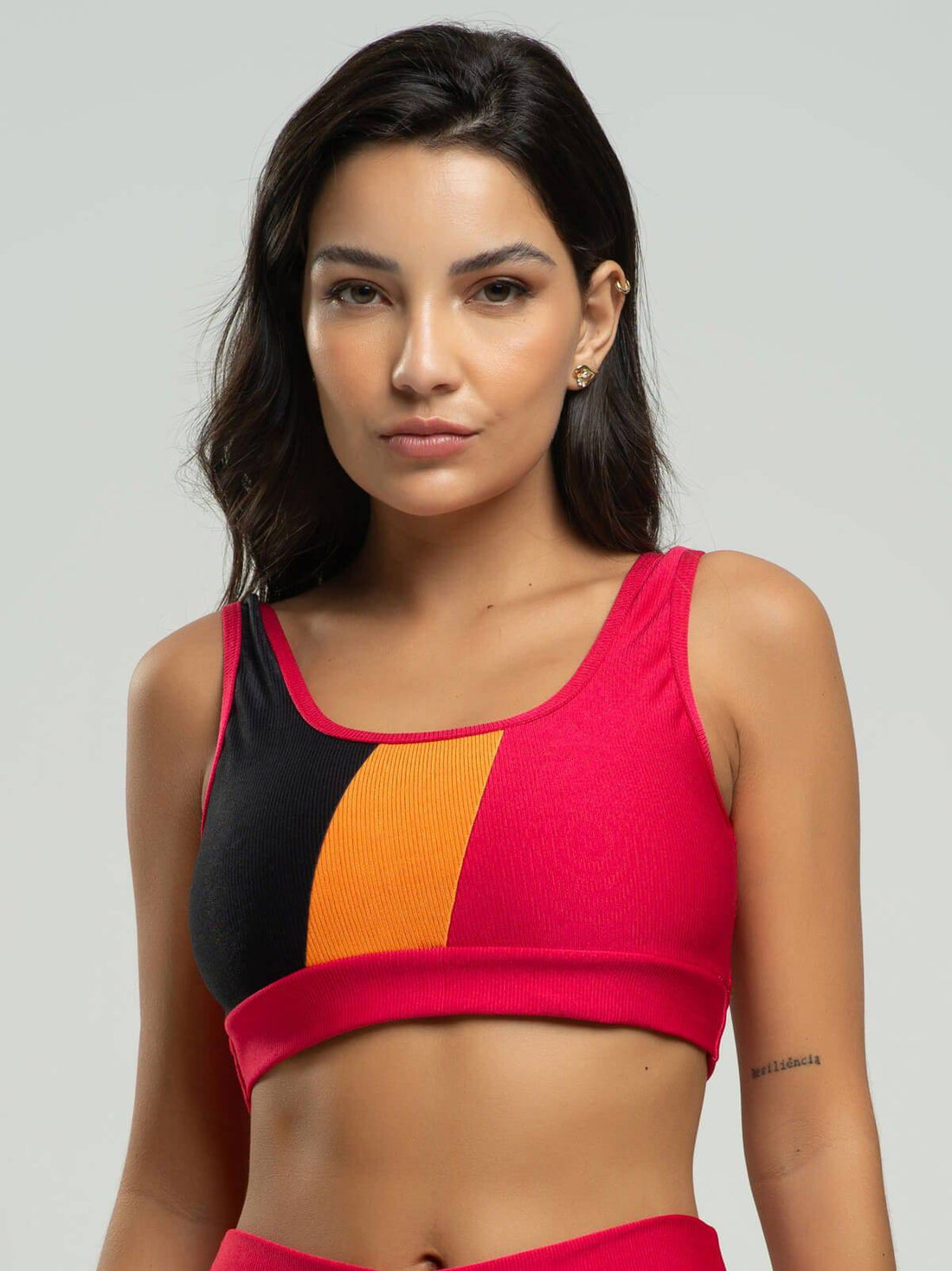 Top Regata Fitness Colorido Suplex Wonder Rosa - Vicbela
