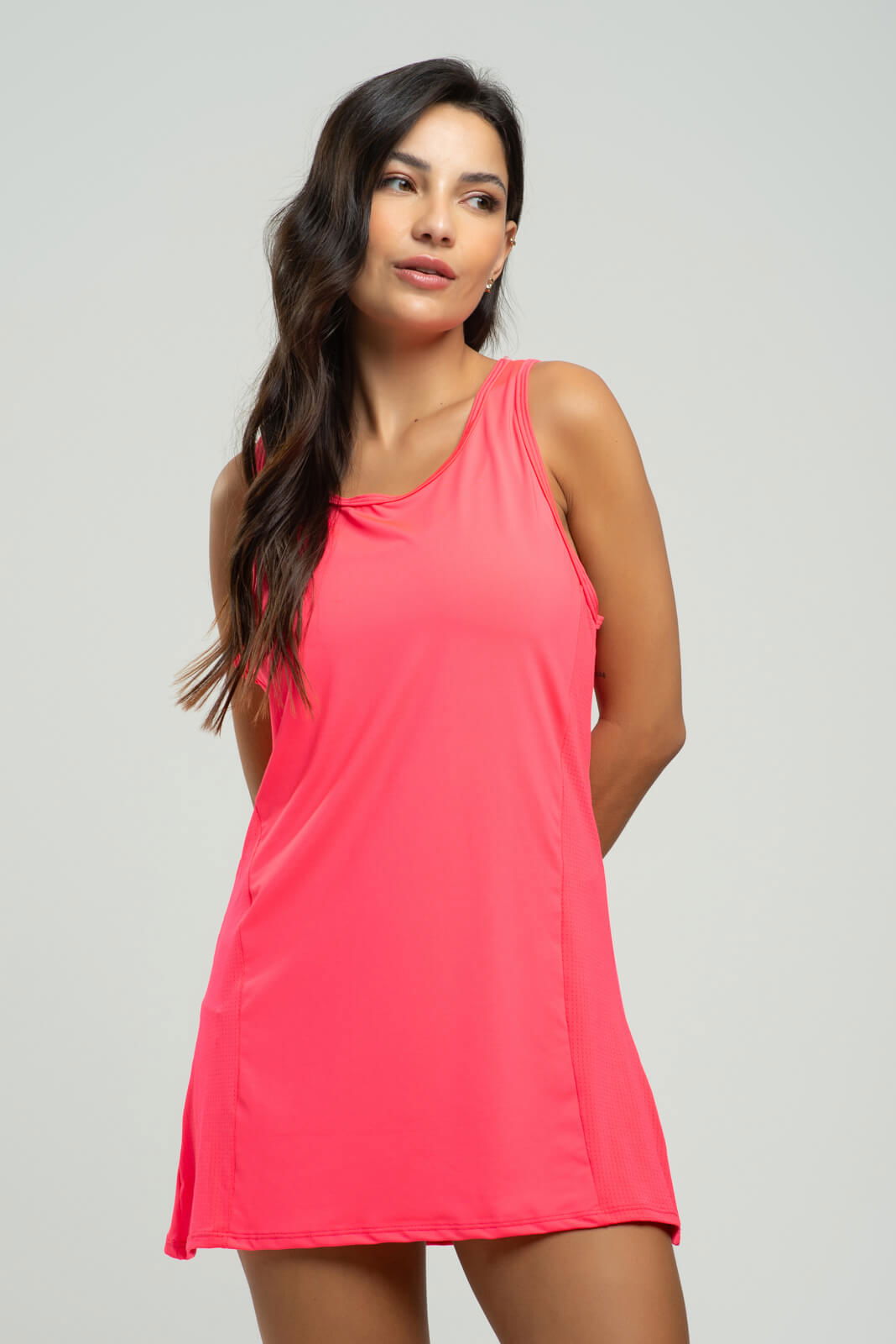 Vestido Regata Beach Tennis Rosa - Vicbela