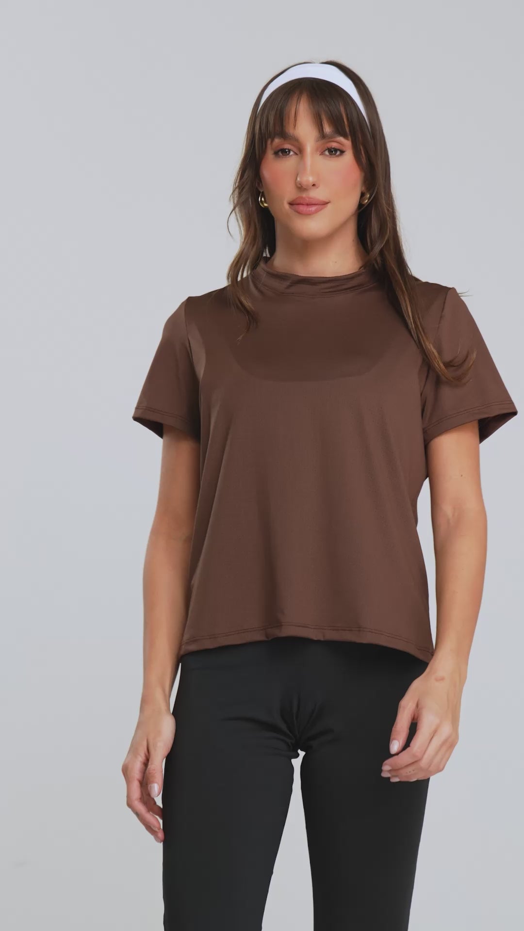 Blusa Manga Curta Preto